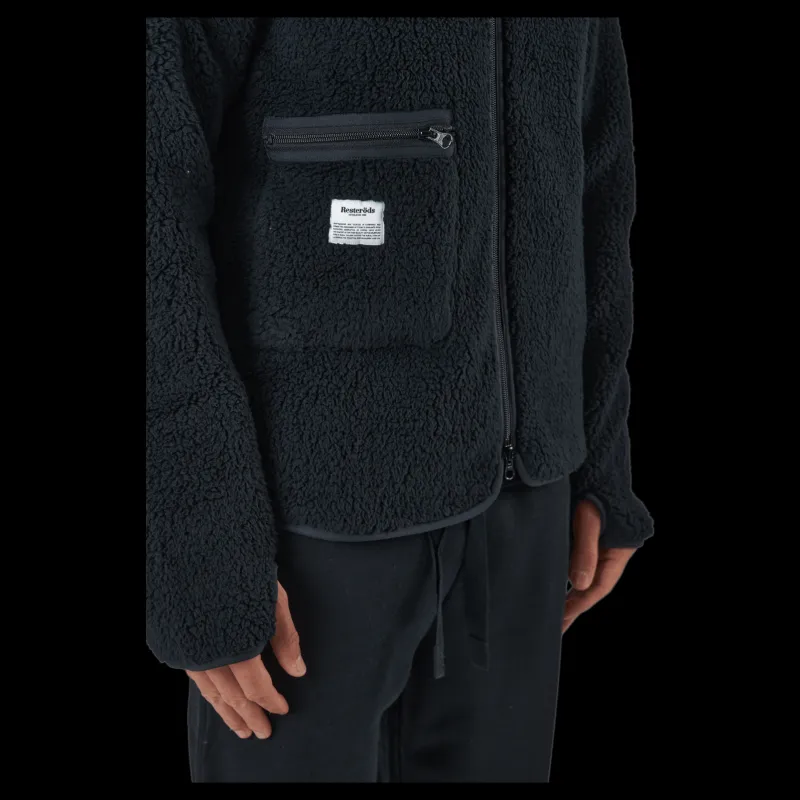 Resteröds Fleece Jacket Black Svart New