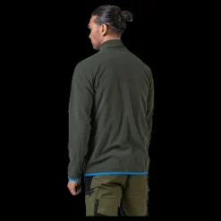 Bula Fleece Jacket Olive green/Blue Blå och Grå