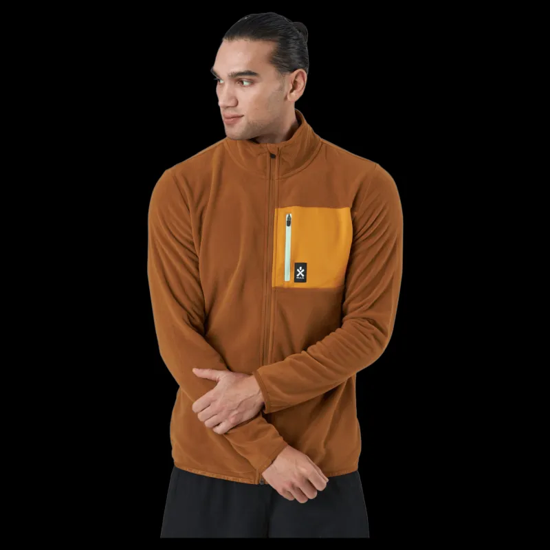 Bula Fleece Jacket Rubber Brun New