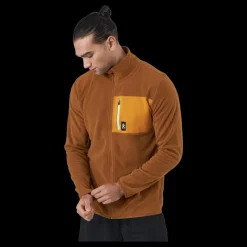 Bula Fleece Jacket Rubber Brun New