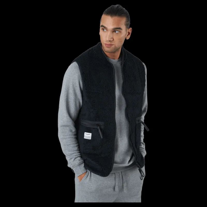 Online Resteröds Fleece Vest Black Svart