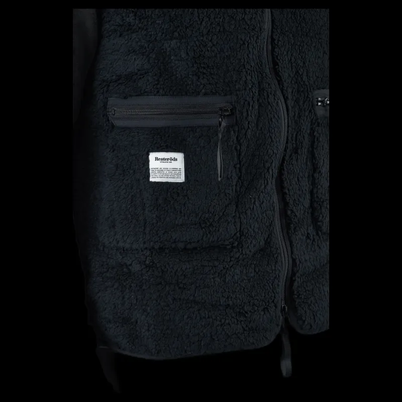 Online Resteröds Fleece Vest Black Svart