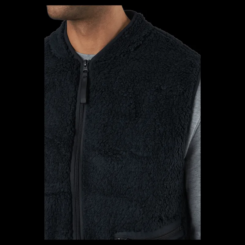 Online Resteröds Fleece Vest Black Svart