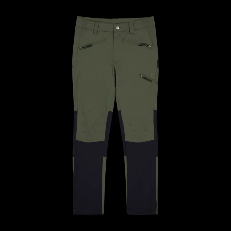 Tuxer Flexi Pants Dark Olive Grön Online