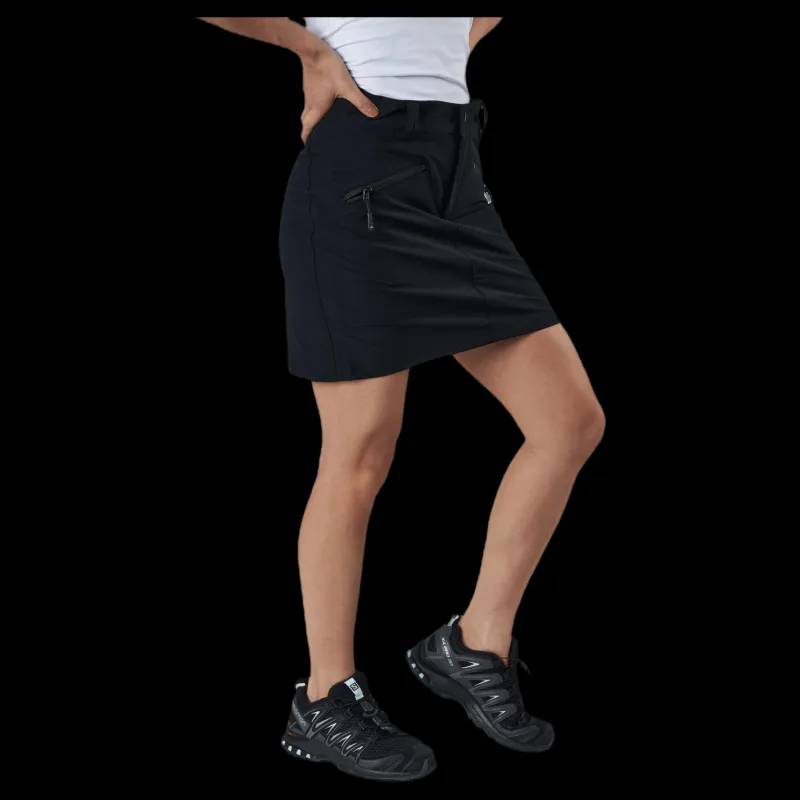 Discount Tuxer Flexi Skort Black Svart