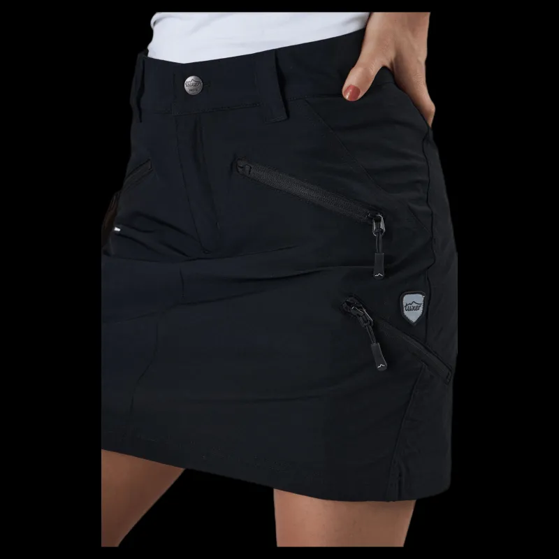 Discount Tuxer Flexi Skort Black Svart