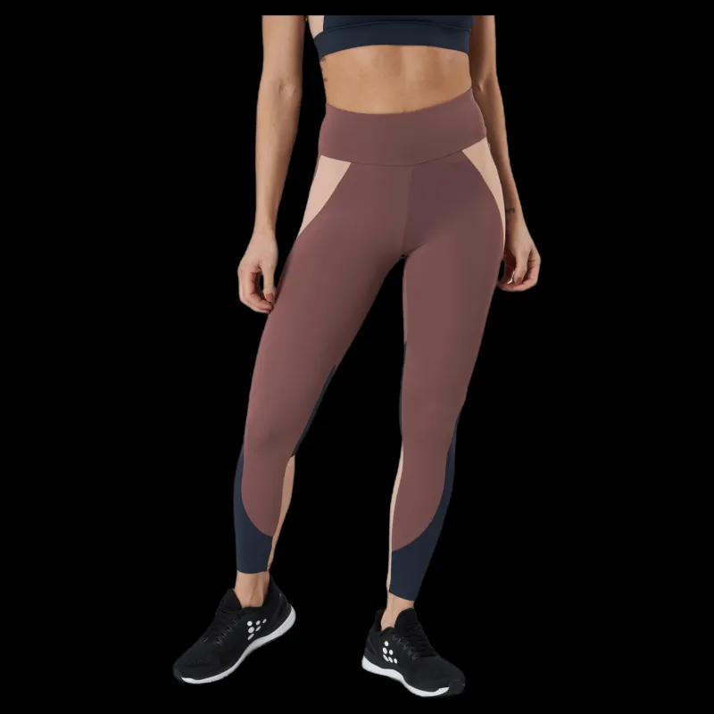 Craft Flow Blocked Tights Purple Lila Hot