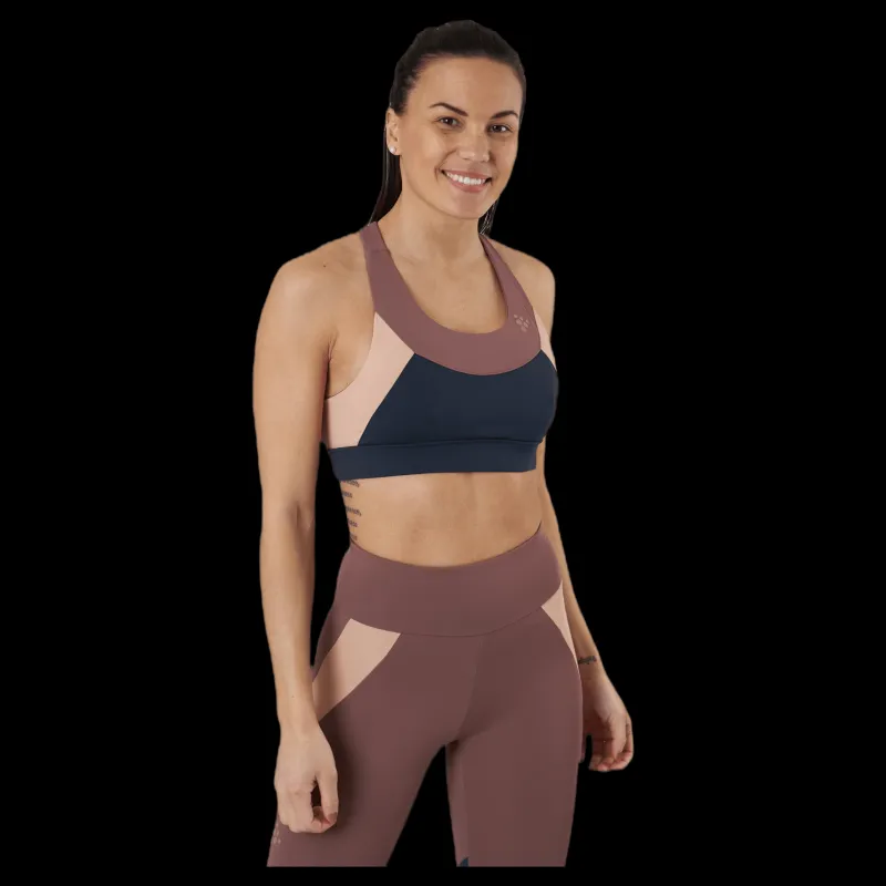 Craft Flow Bocked Sport Top Blue/Purple Blå och Lila Hot