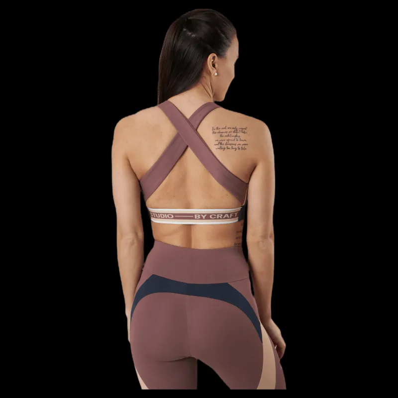 Craft Flow Bocked Sport Top Blue/Purple Blå och Lila Hot
