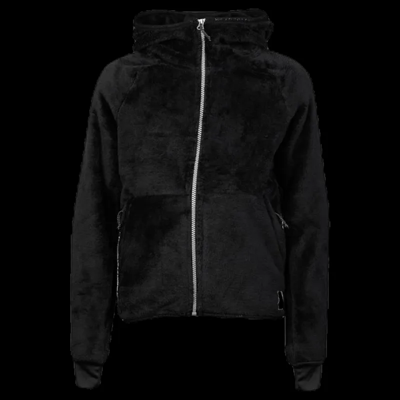 ColourWear Flow Fleece Hood Youth Black Svart Discount