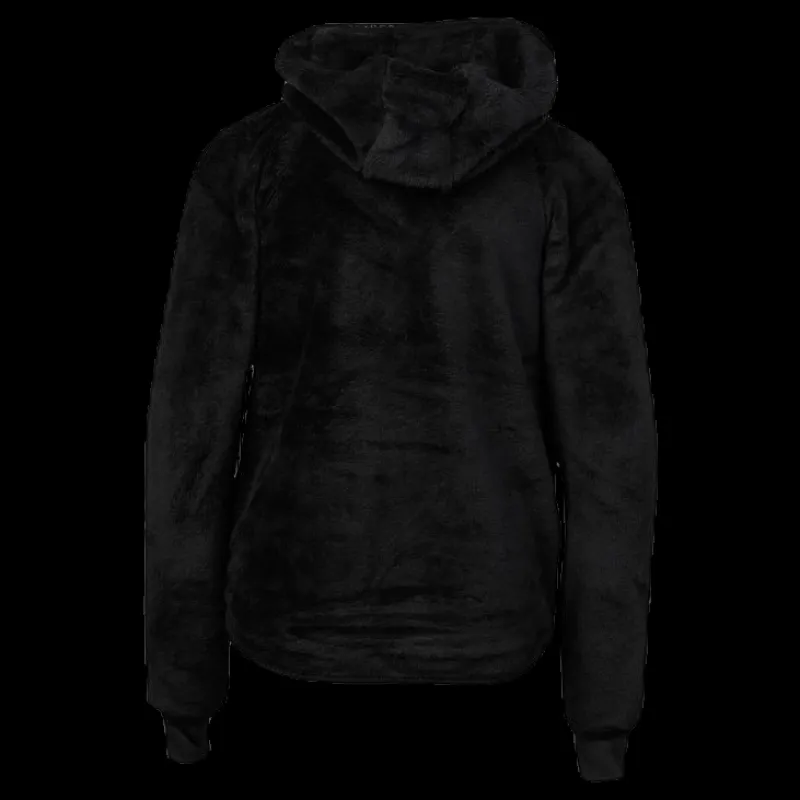 ColourWear Flow Fleece Hood Youth Black Svart Discount