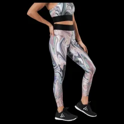 Online Craft Flow Tights Patterned Mönstrad