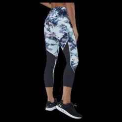 Under Armour Fly Fast Printed Crop Blue Blå New