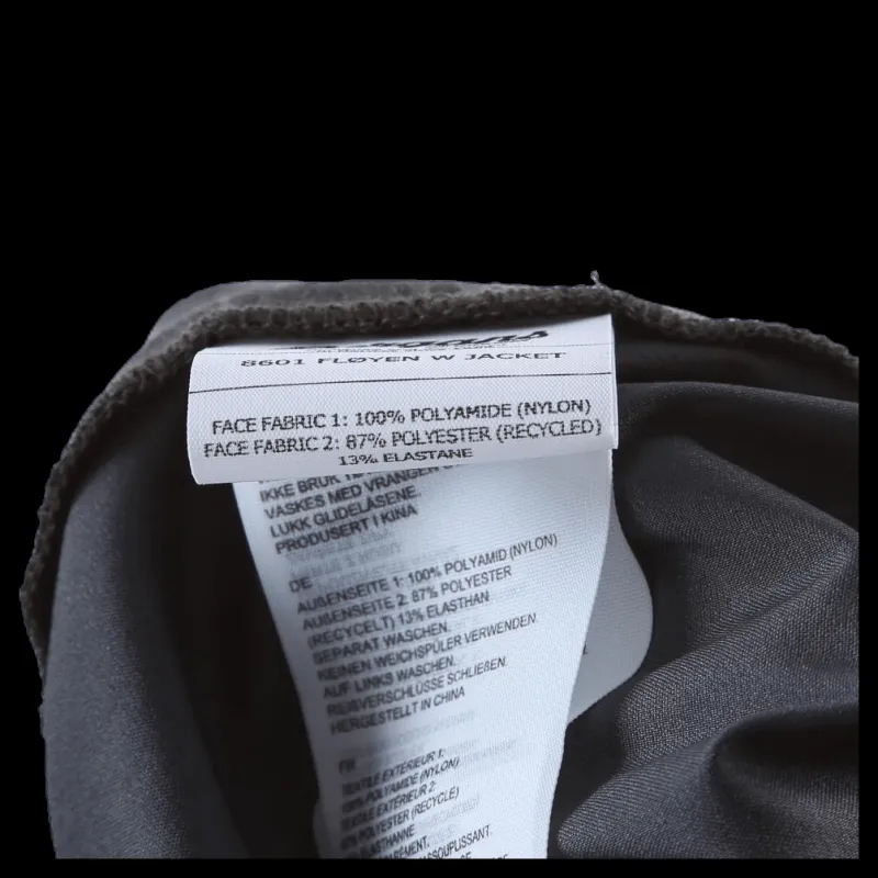 Best Bergans of Norway Fløyen Jacket Black/Grey Svart och Grå
