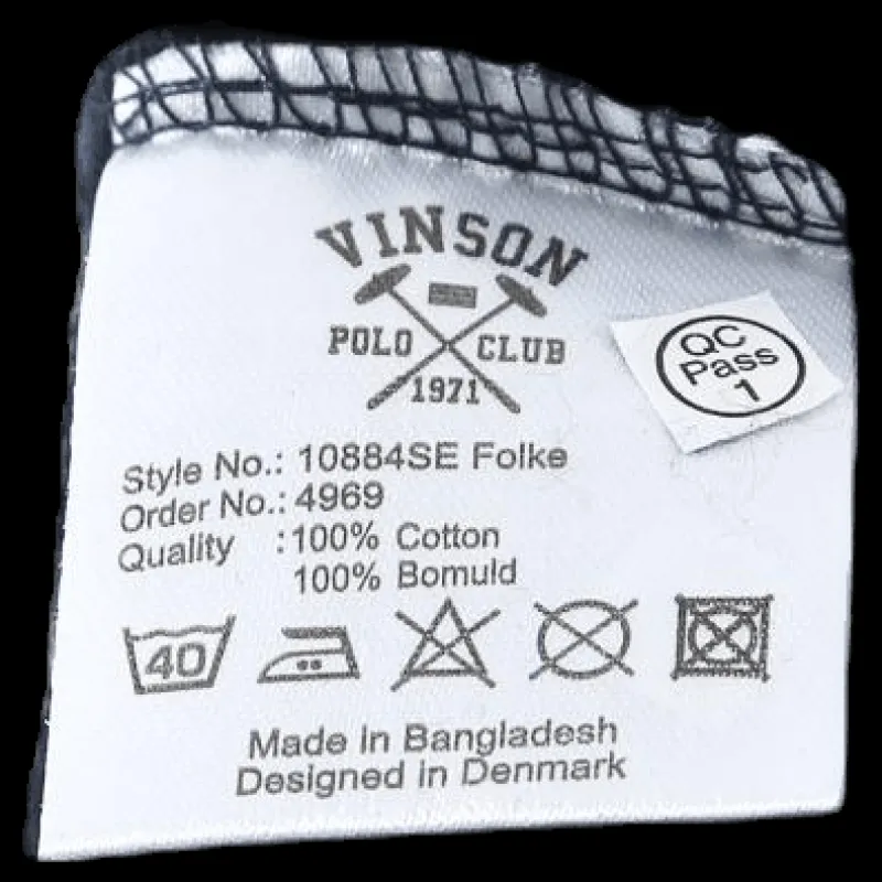Best Vinson Polo Club Folke Blue Blå