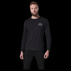FRONTIER Force LS shirt Black Svart Outlet