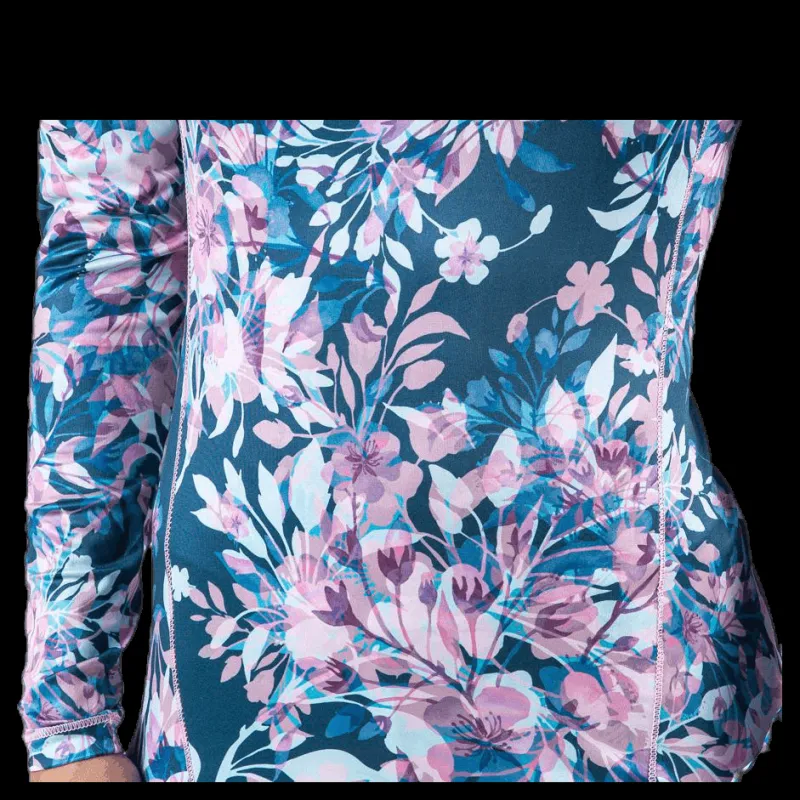 Endurance Forget-Me-Not Printed L/S Tee Patterned Mönstrad Sale