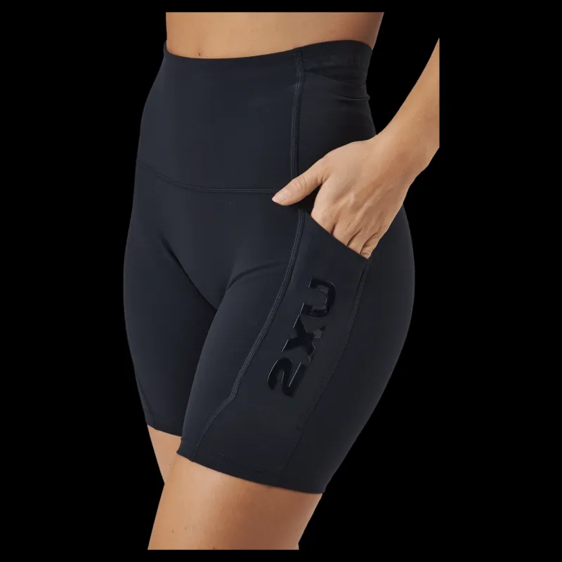 Online 2XU Form Stash Hi-rise Bike Short Black/black Svart