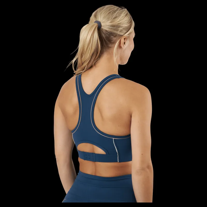 2XU Form Swift Crop Moonlight/off White Blå