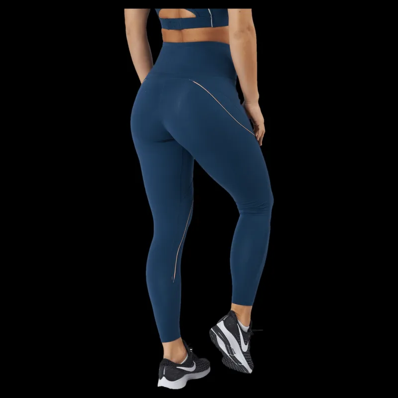 2XU Form Swift Hi-rise Comp Tight Moonlight/off White Blå Best