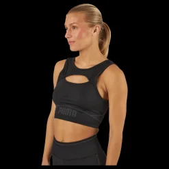 Hot Puma Formknit Seamless Fashion Bra Black-strong Gray Svart