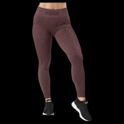 Best Puma Formknit Seamless High Waist 7 Dusty Plum-leopard Print Brun