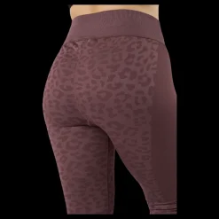 Best Puma Formknit Seamless High Waist 7 Dusty Plum-leopard Print Brun