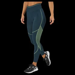 Puma Formknit Seamless Tight Dark Night-fizzy Lime Blå Online