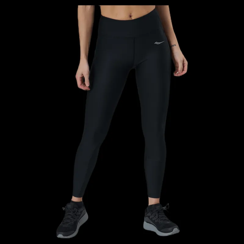 Hot Saucony Fortify 7/8 Tight Black Svart