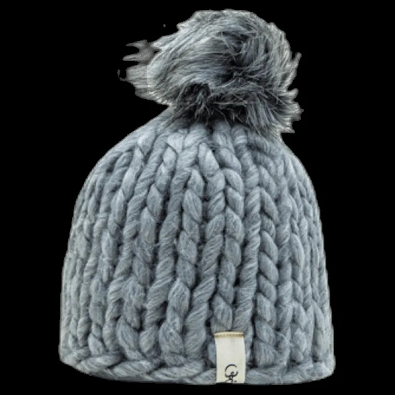 Online ISBJÖRN Of Sweden Fox Knitted Beanie Grey Grå