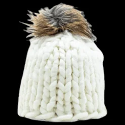 ISBJÖRN Of Sweden Fox Knitted Beanie White Vit Discount