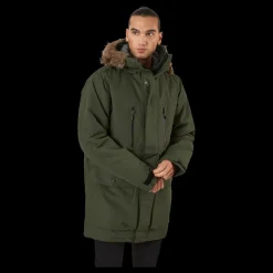 Didriksons Fredrik Usx Parka Green Svart Discount
