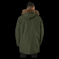 Didriksons Fredrik Usx Parka Green Svart Discount