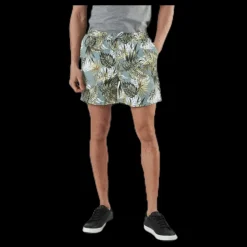 Clearance Jack & Jones Free Jogger Shorts Print Green Grön