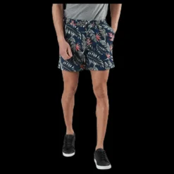Jack & Jones Free Jogger Shorts Print Blue Blå Outlet