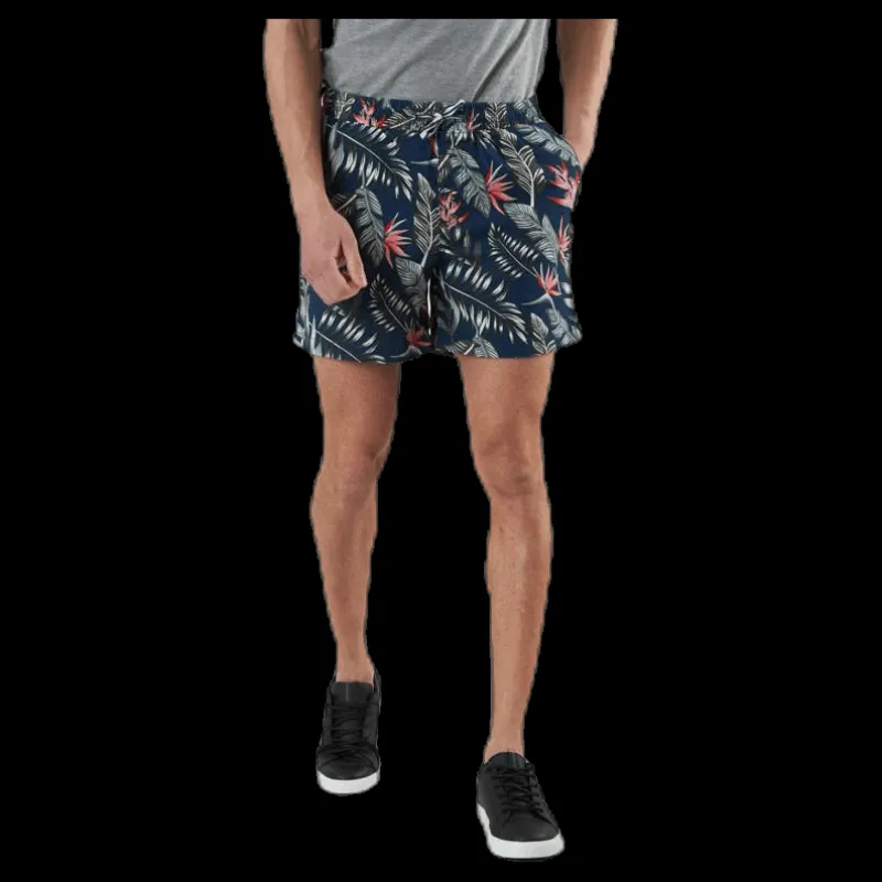Jack & Jones Free Jogger Shorts Print Blue Blå Outlet