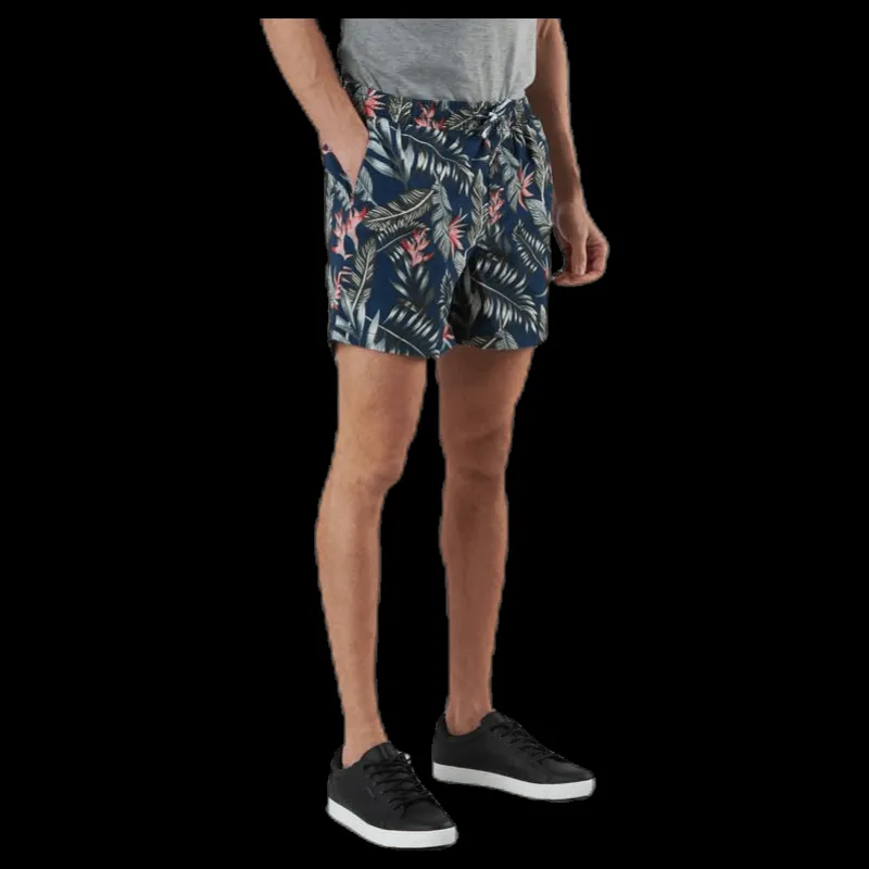 Jack & Jones Free Jogger Shorts Print Blue Blå Outlet