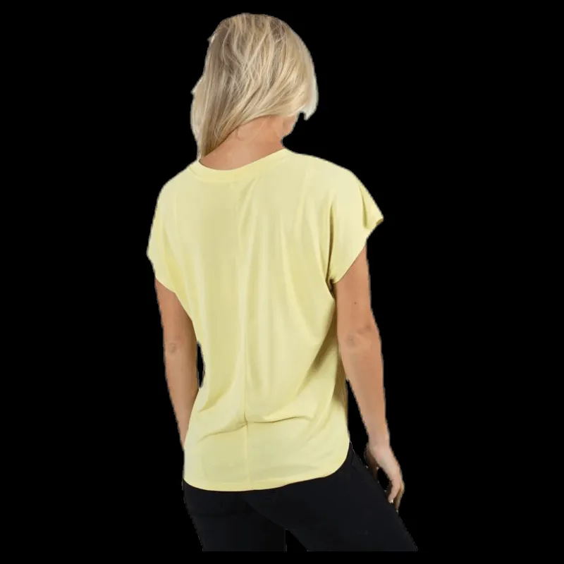 Only Free Life S/S O-Neck Top Jrs Yellow Gul Sale
