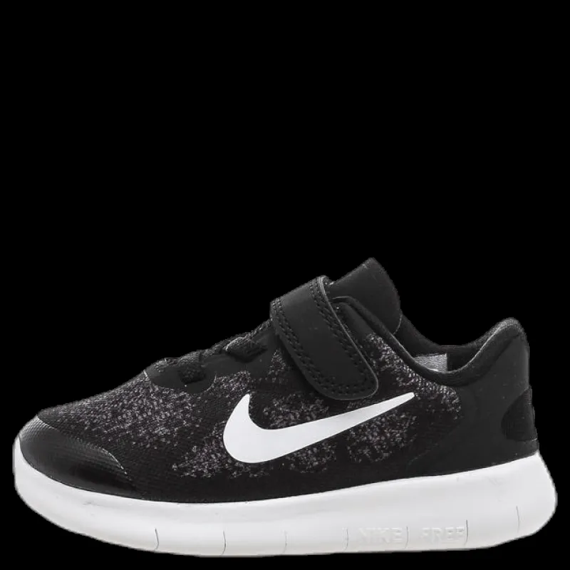 Nike Free Run 2 (TDV) White/Black Vit och Svart Clearance