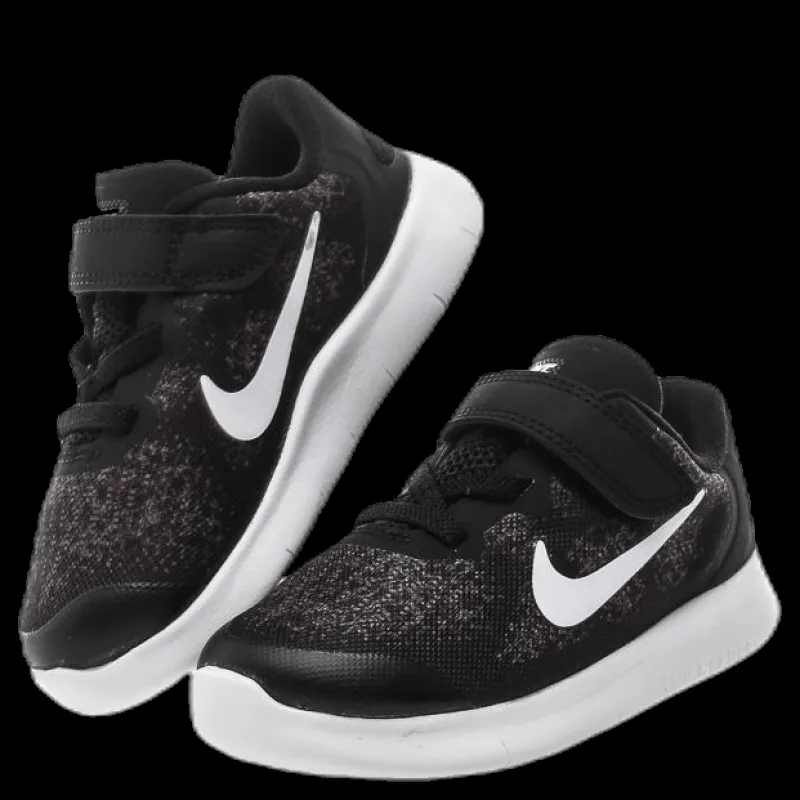 Nike Free Run 2 (TDV) White/Black Vit och Svart Clearance