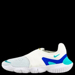 Sale Nike Free Run Flyknit 3.0 Blue/White Vit