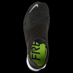 Nike Free Run Flyknit 3.0 White/Black Svart Clearance