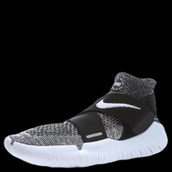 Nike Free Run Motion Flyknit 2018 White/Black Flerfärgad Best