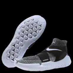 Nike Free Run Motion Flyknit 2018 White/Black Flerfärgad Best