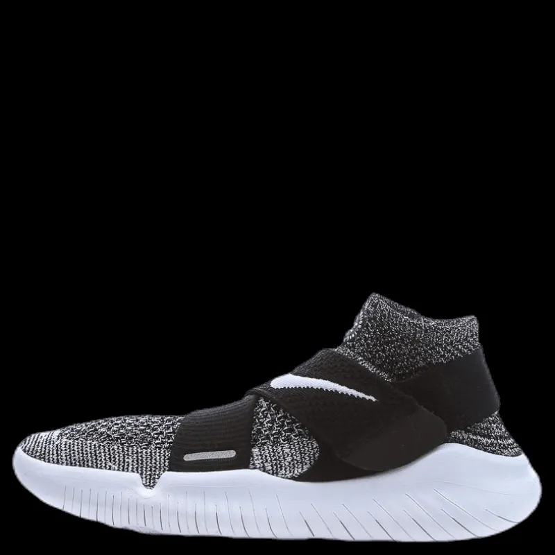 Nike Free Run Motion Flyknit 2018 White/Black Flerfärgad Best