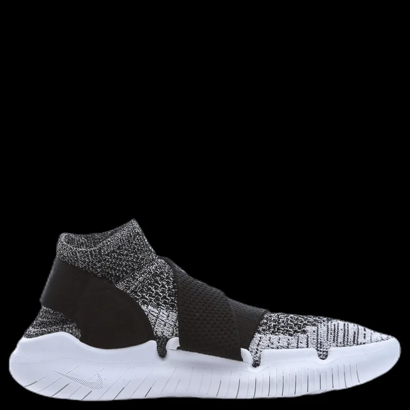 Nike Free Run Motion Flyknit 2018 White/Black Flerfärgad Best