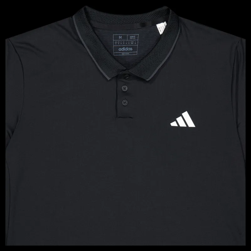 adidas Tennis Freelift Polo Shirt Black Svart Hot