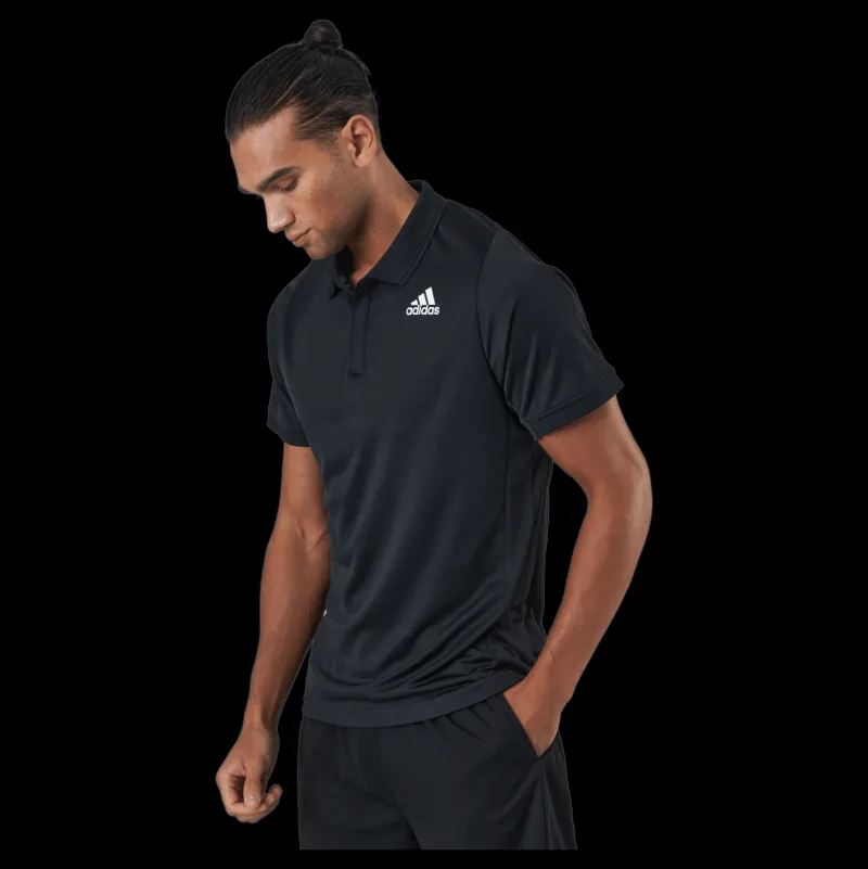 New adidas Tennis Freelift Polo Shirt 000/black Svart
