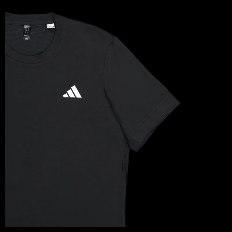 adidas Tennis Freelift Tee Black Svart Clearance