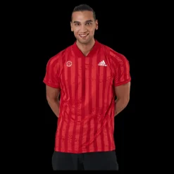 adidas Tennis Freelift Tee Engineered Aerore 000/scarlet Röd Hot